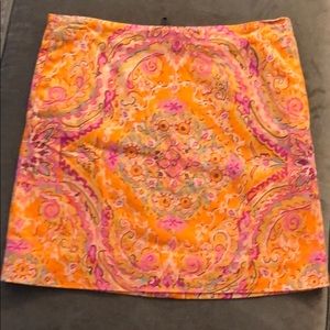 J.Crew multicolored miniskirt